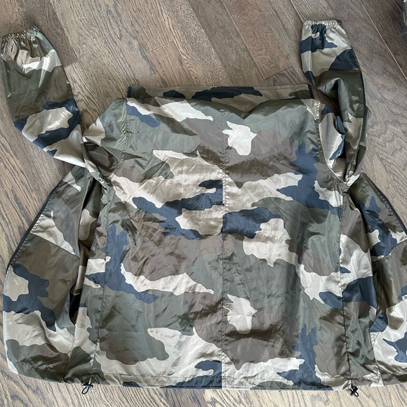 Wild Fable WINDBREAKER JACKET WOMEN CAMO 💚 🟤🖤 SIZE XS - Picture 12 of 12